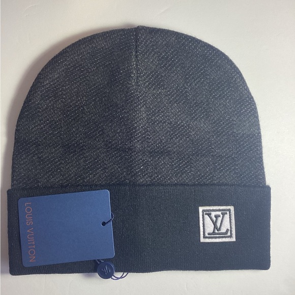 Louis Vuitton Other - Louis Vuitton Charcoal Gray Knit Hat